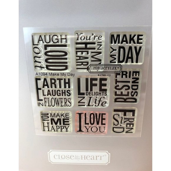 CTMH A1094 Make My Day Stamps - Picture 1 of 3